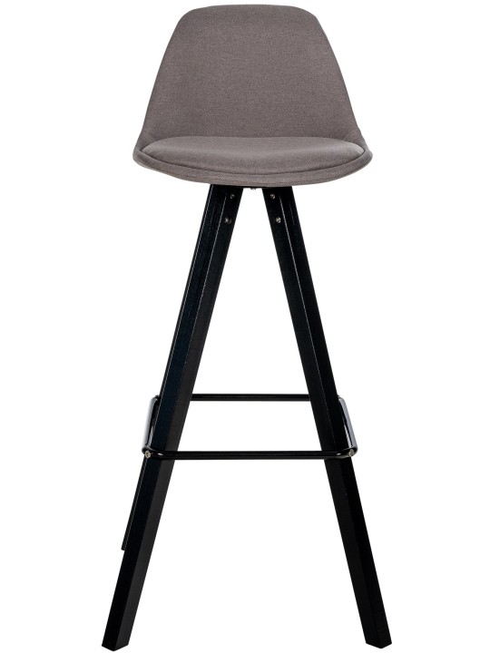 Lot de 2 Tabourets de Bar Corbin Tissu Carré, taupe Lot de 2 Tabourets de Bar Corbin Tissu Carré, taupe