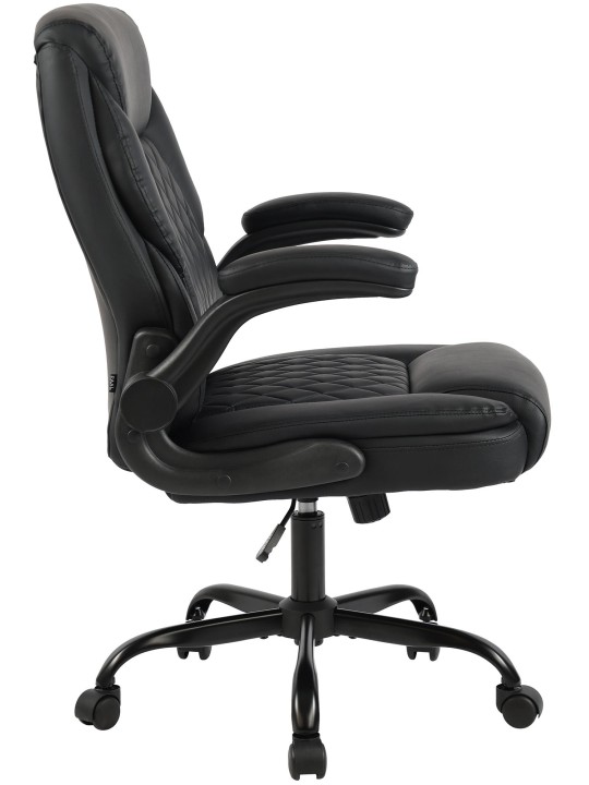 Chaise de bureau Medfield simili cuir, noir Chaise de bureau Medfield simili cuir, noir