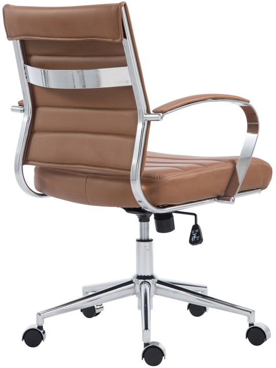 Chaise de bureau Oakland simili cuir, brun clair Chaise de bureau Oakland simili cuir, brun clair