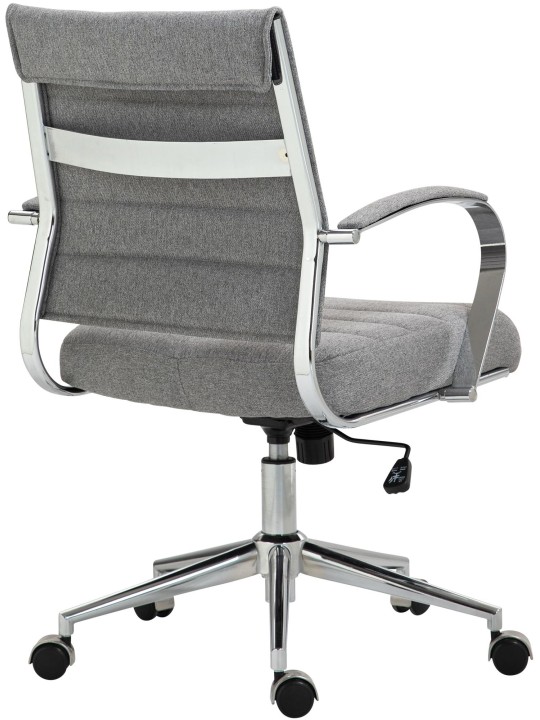 Chaise de bureau Oakland tissu, gris