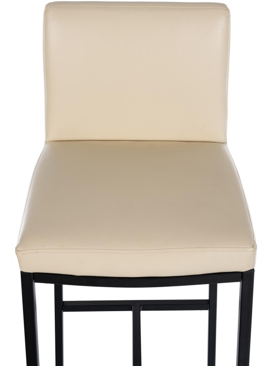 Lot de 2 tabourets de bar Freeport simili cuir B, crème Lot de 2 tabourets de bar Freeport simili cuir B, crème