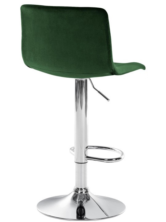 Tabouret de bar Hoover velours C, vert