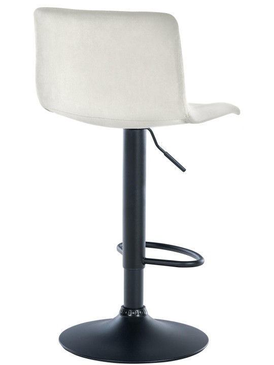 Tabouret de bar Hoover velours B, crème Tabouret de bar Hoover velours B, crème