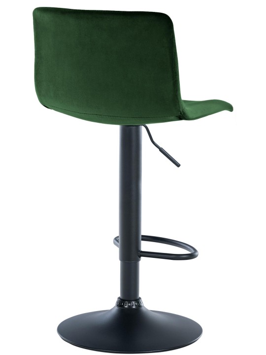 Tabouret de bar Hoover velours B, vert