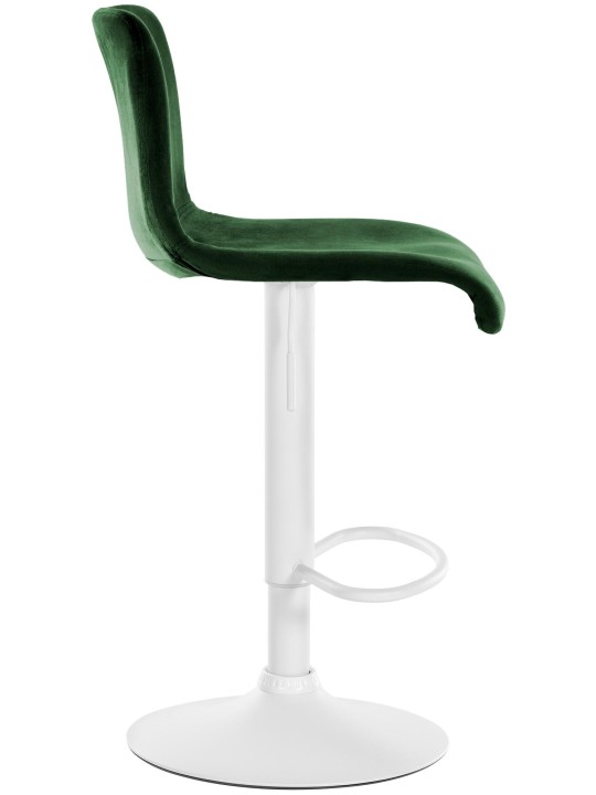 Tabouret de bar Hoover velours W, vert