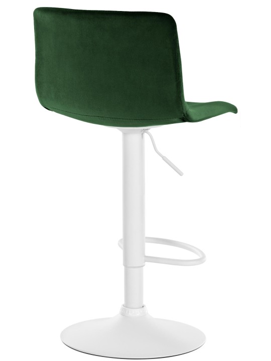 Tabouret de bar Hoover velours W, vert