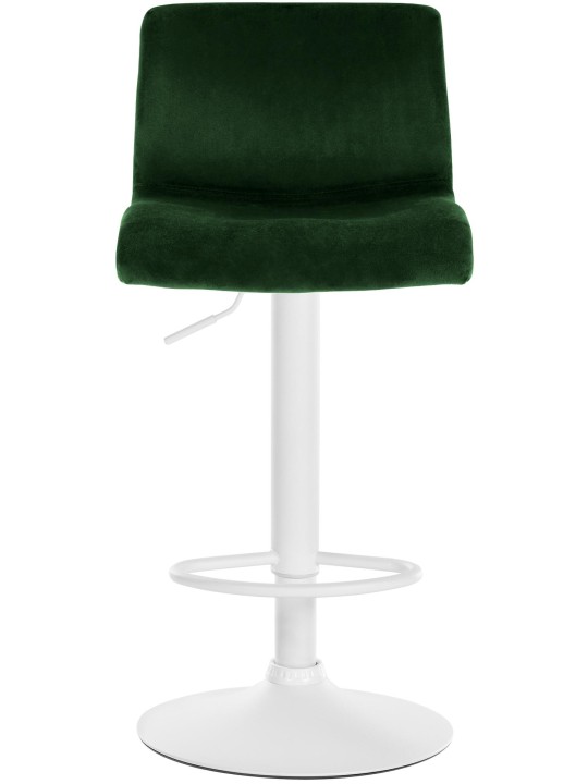 Tabouret de bar Hoover velours W, vert