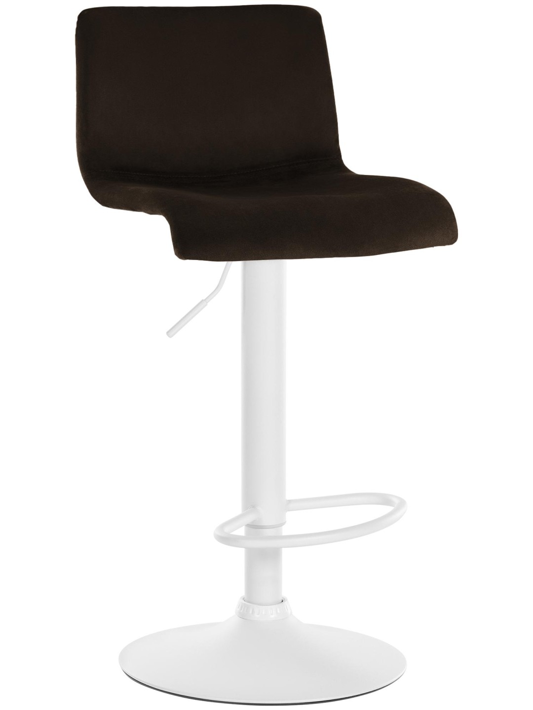 Tabouret de bar Hoover velours W, brun
