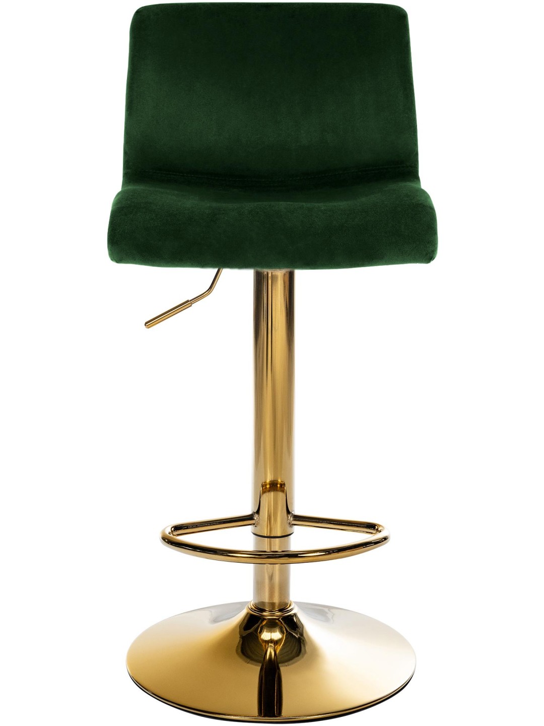Tabouret de bar Hoover velours G, vert