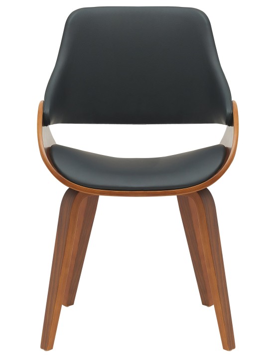 Lot de 2 chaises de salle à manger Vangale, noyer/noir Lot de 2 chaises de salle à manger Vangale, noyer/noir