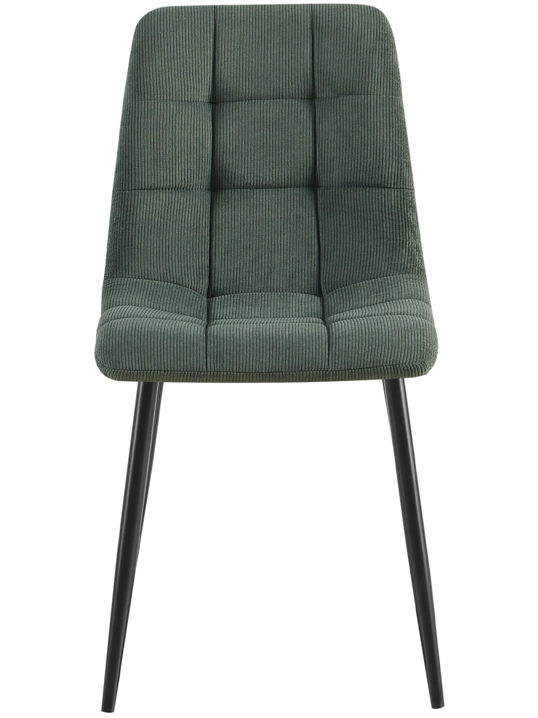 Lot de 2 chaises de salle à manger Antibes Cord, vert