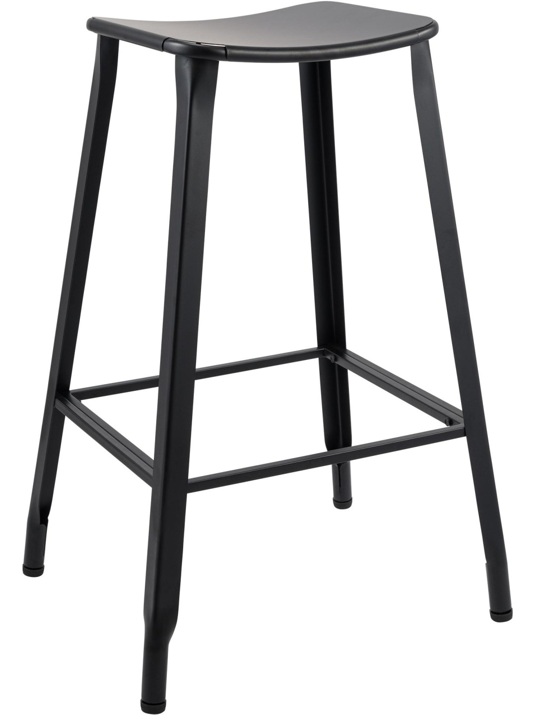 Tabouret de bar Pivoine, noir
