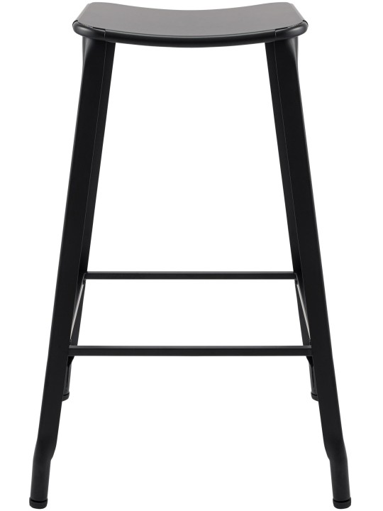 Tabouret de bar Pivoine, noir