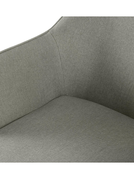 Chaise de salle à manger Luena tissu, gris clair Chaise de salle à manger Luena tissu, gris clair