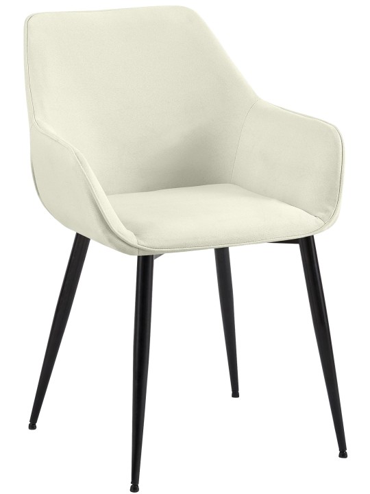 Chaise de salle à manger Luena tissu, crème Chaise de salle à manger Luena tissu, crème