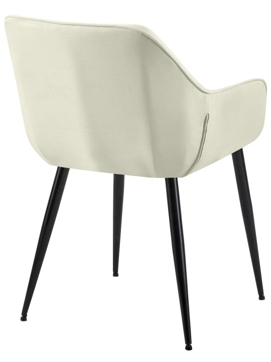 Chaise de salle à manger Luena tissu, crème Chaise de salle à manger Luena tissu, crème