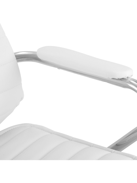 Chaise de bureau Rako, blanc