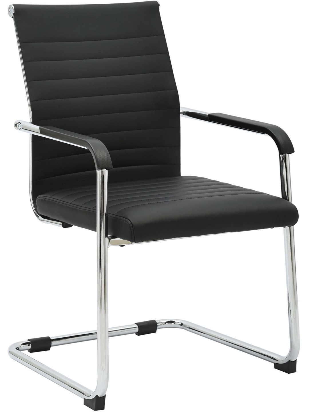 Chaise visiteur Hakon, noir