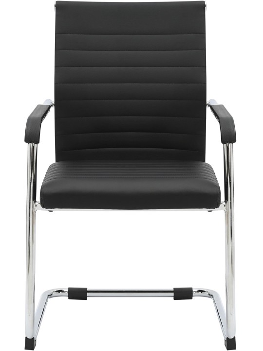 Chaise visiteur Hakon, noir