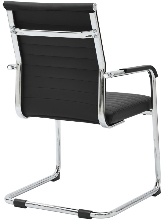 Chaise visiteur Hakon, noir
