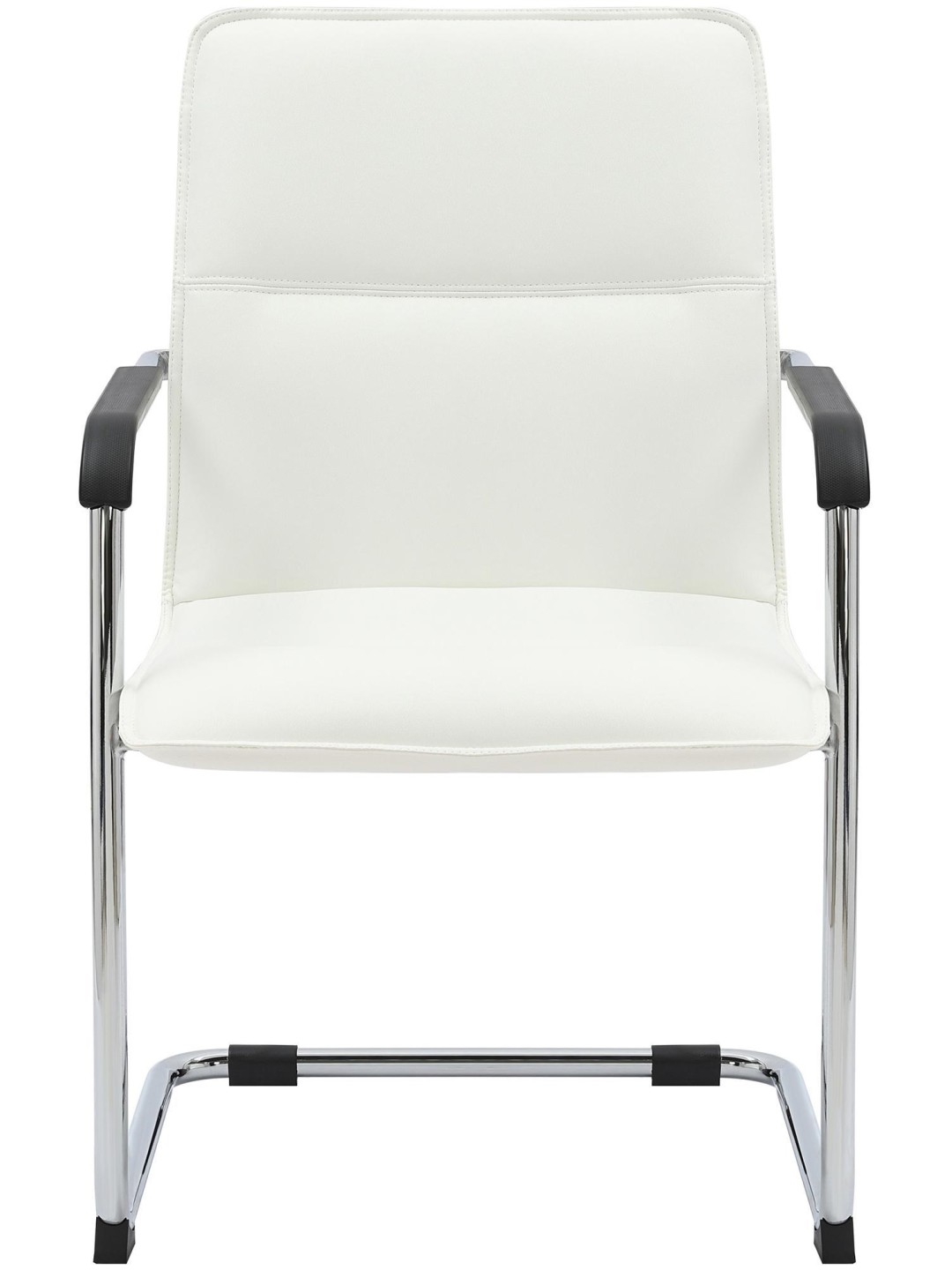 Chaise visiteur Seattle, blanc