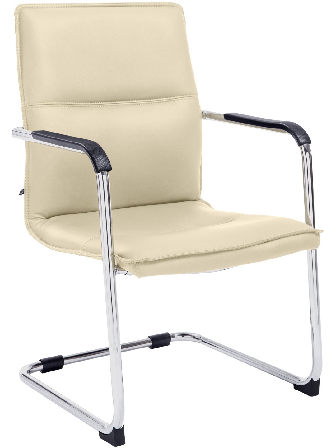 Chaise visiteur Seattle, crème