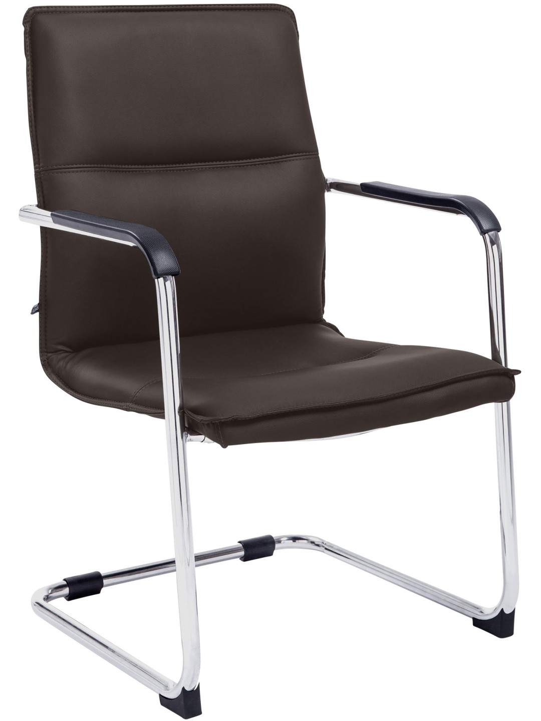 Chaise visiteur Seattle, brun