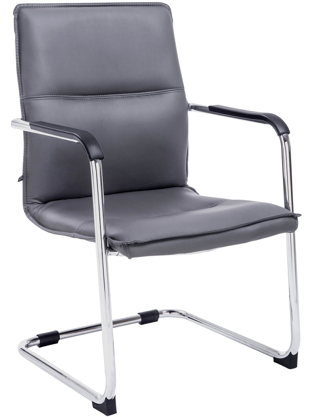 Chaise visiteur Seattle, gris