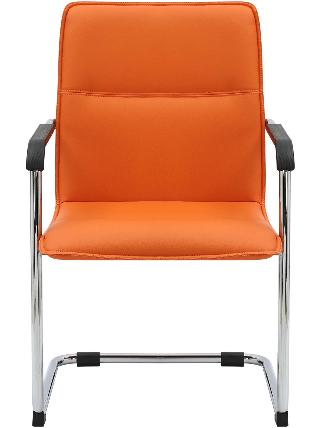 Chaise visiteur Seattle, orange
