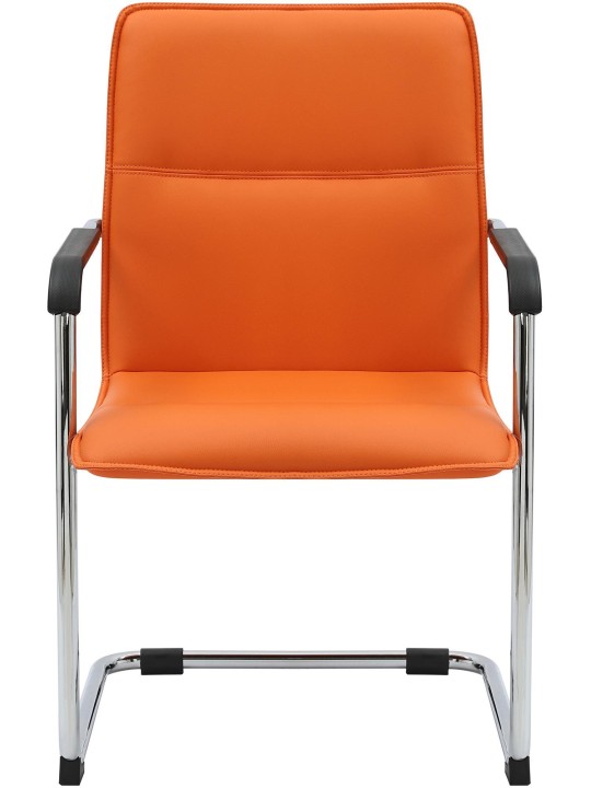 Chaise visiteur Seattle, orange