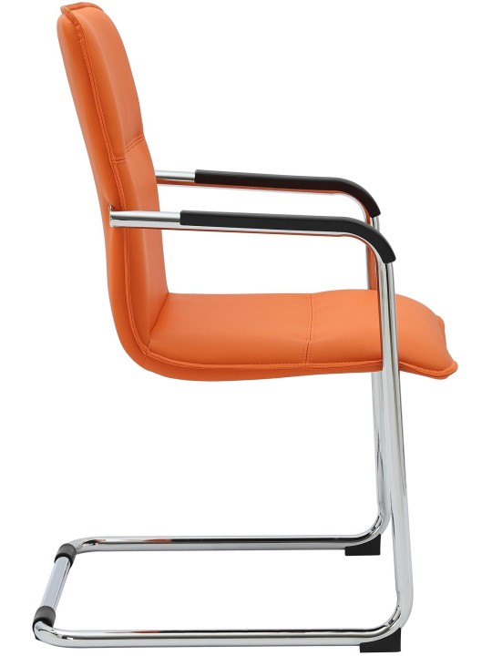 Chaise visiteur Seattle, orange