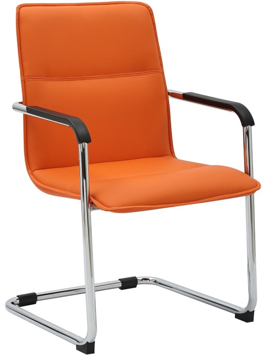 Chaise visiteur Seattle, orange