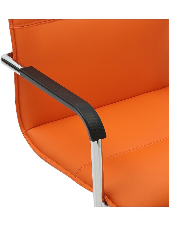 Chaise visiteur Seattle, orange
