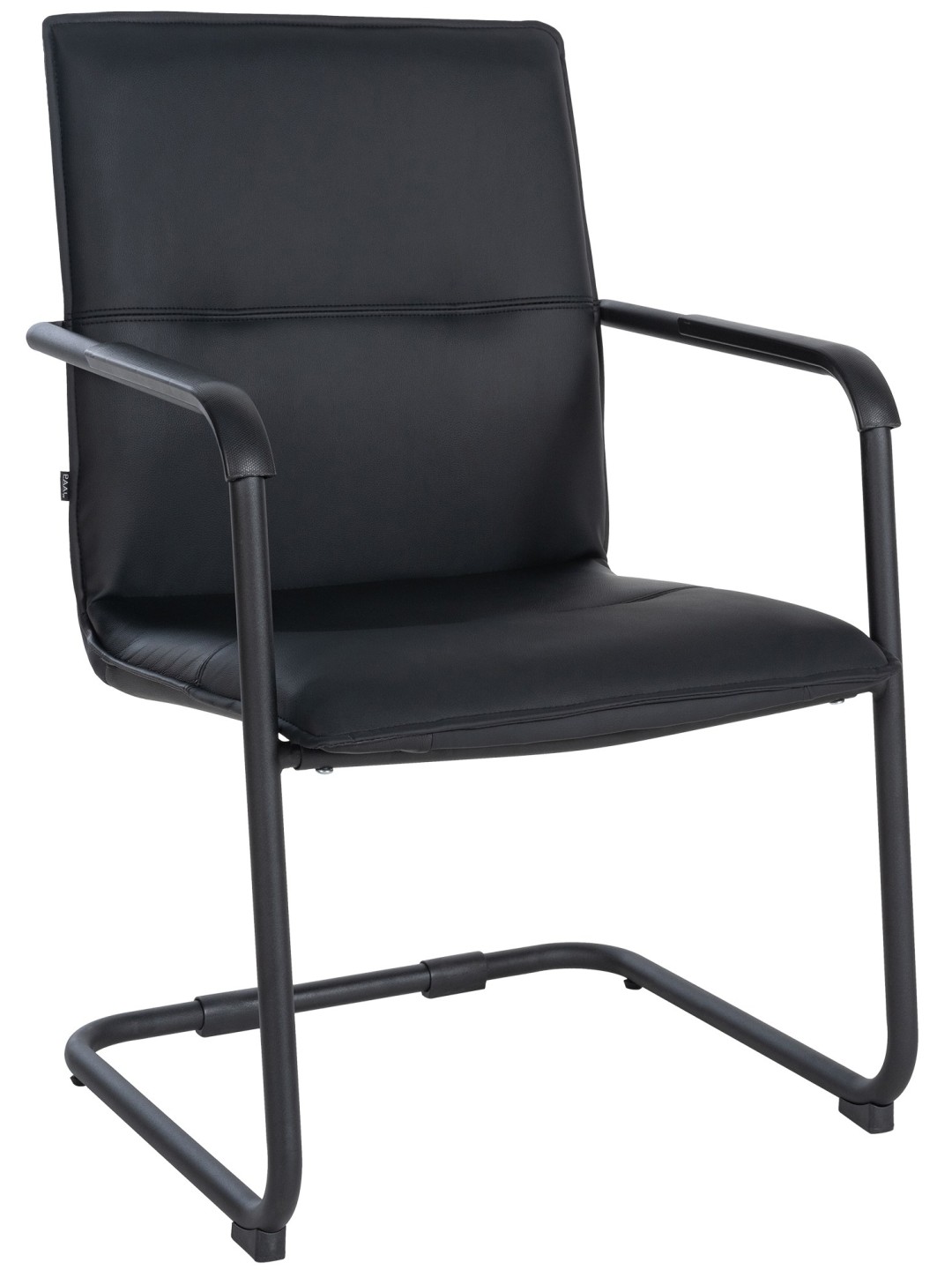 Chaise visiteur Seattle, noir/noir
