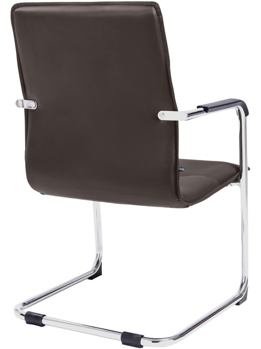 Lot de 2 chaises visiteurs Seattle, brun Lot de 2 chaises visiteurs Seattle, brun