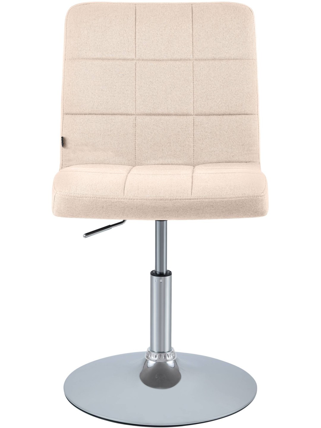 Chaise Ricky en tissu, crème