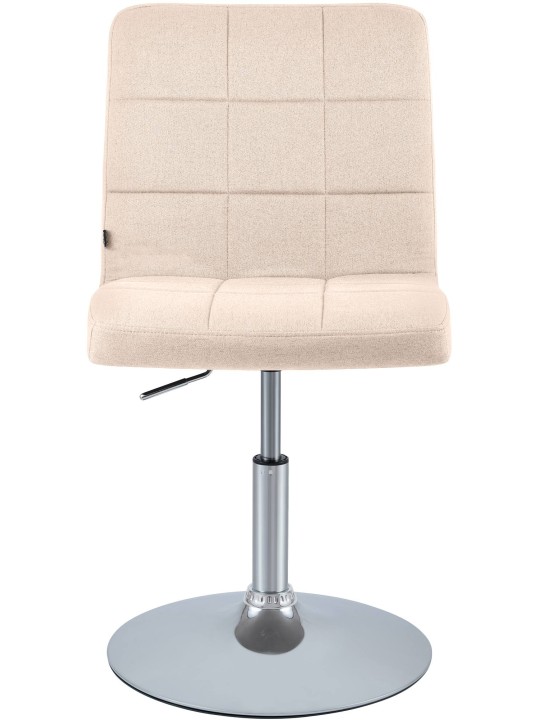 Chaise Ricky en tissu, crème