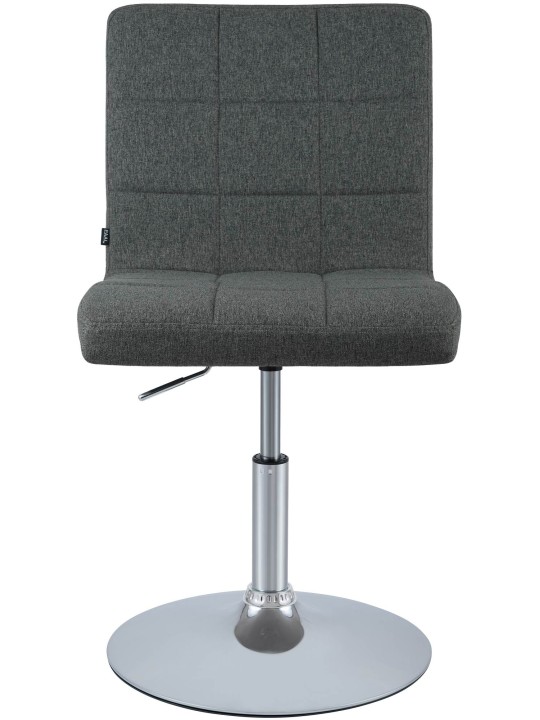 Chaise Ricky en tissu, gris foncé Chaise Ricky en tissu, gris foncé