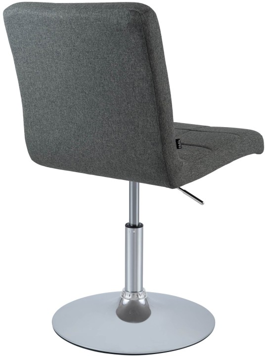 Chaise Ricky en tissu, gris foncé Chaise Ricky en tissu, gris foncé