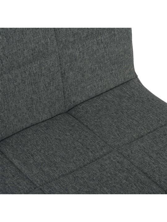 Chaise Ricky en tissu, gris foncé Chaise Ricky en tissu, gris foncé