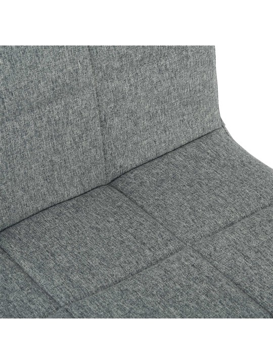 Chaise Ricky en tissu, gris