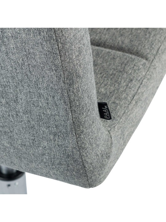 Chaise Ricky en tissu, gris