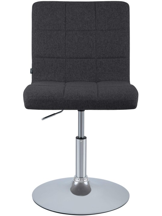 Chaise Ricky en tissu, noir