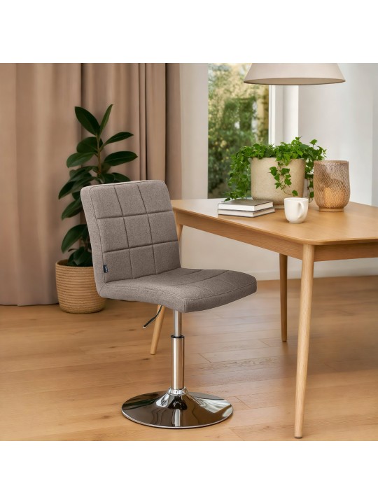 Chaise Ricky en tissu, taupe