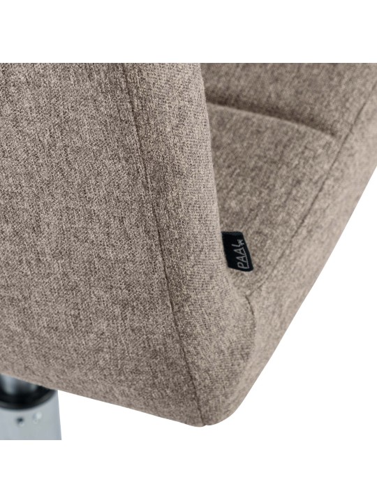 Chaise Ricky en tissu, taupe