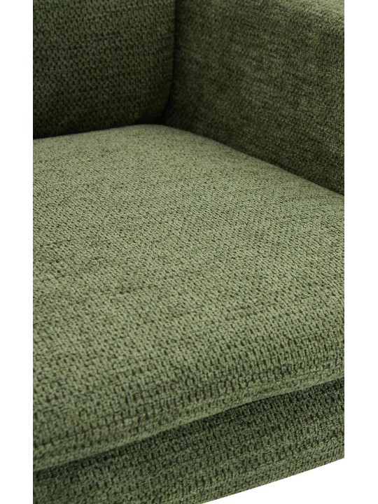 Chaise de salle à manger tissu Pickett, vert