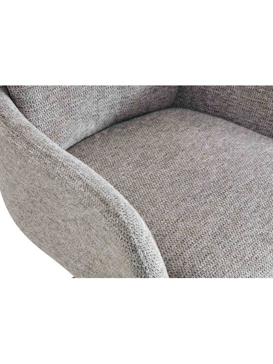 Lot de 2 chaises de salle à manger tissu Pickett, taupe