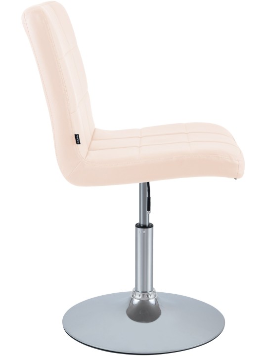 Chaise Ricky simili cuir, crème Chaise Ricky simili cuir, crème