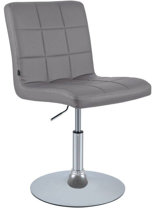 Chaise Ricky simili cuir, gris Chaise Ricky simili cuir, gris