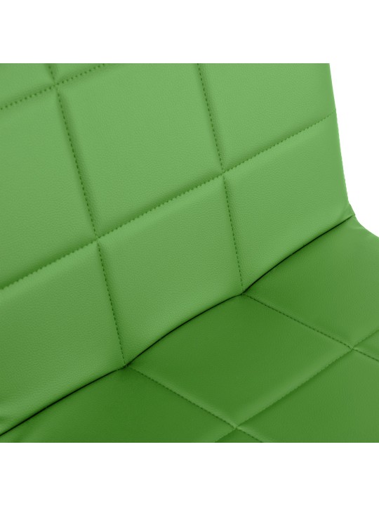 Chaise Ricky simili cuir, vert